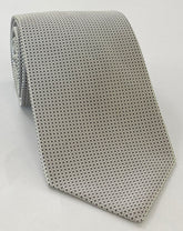 Formal/Wedding Silk Bow Tie #WDBT-10 - Dark Charcoal Gray, Dark Gray & Black on Silver Gray
